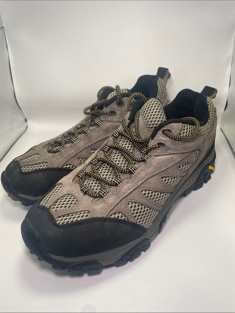 Merrell Mesa Ventilator 2 Hiking Boots Walnut - Cream / Black - 9